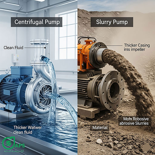 تفاوت پمپ اسلاری و پمپ گریز از مرکز